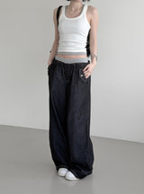 Rimb Minimal Ribbed Sleeveless Top