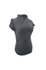 Half neck shirring T (3color)
