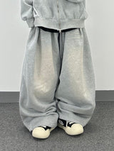 cat brush fleece sweatpants