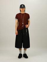 EN STAR Pocket Denim Bermuda Pants