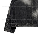 Darts Wrinkle Washing Denim Jacket