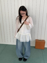 Anji Cotton Wide Pants