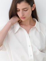 (BL-4342)RAGLAN PUFF WRINKLE BLOUSE