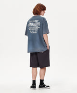 ウォッシュドインターナショナルＴシャツ-グランジ