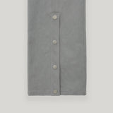 Gray Slit Snap Long Pants