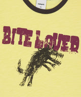 BITE LOVER クロップリンガーTシャツ