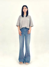 3RD REORDER PANEL FLARE JEANS code 25100
