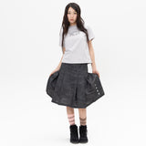  WH Check Patch Tee - Grey