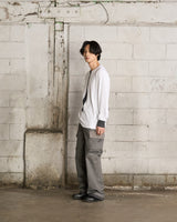 LAYERED CARGO PANTS (GRAY)