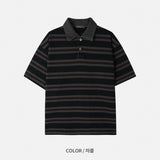 ラグビーカラー半袖Tシャツにフィット (3 Colors)