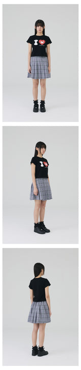アイラブキャットクロップTシャツ