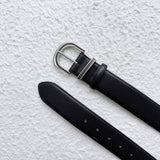 Obsidian Minimal Buckle Belt