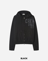 サブクロップフーディージップアップ