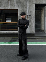 ZED DIAGONAL HIGH-NECK SLIM ZIP-UP