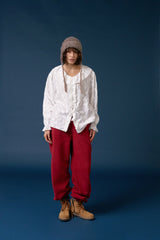 Flor frill blouse_white
