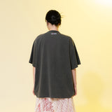スキニーフレンドピグメントTシャツ ブラック