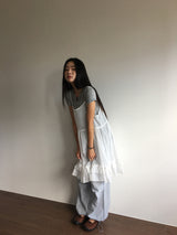 ローキーピンタックチェックパンツ (2color)
