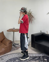 Rocky Spider Bermuda Denim Pants