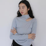 shoulder cut out tops