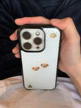 Cookie Puppy Glass Bumper Case