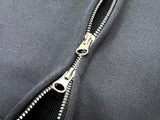 Applique クロップフードジップアップ
