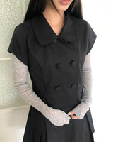 (Jacket) Jea bean button jacket midi skirt set