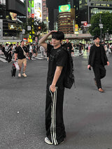 シティシルバートラックワイドパンツ