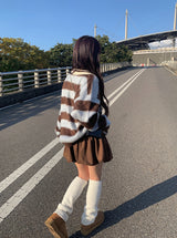 [Belt Set] Charlie Suede Pumpkin Belt Mini Skirt