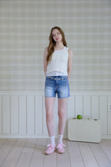 SWAY DENIM HALF PANTS