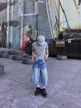 From Me Lettering Crop Short-Sleeved T-Shirt 4C