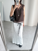 powdery layered blouse (4color)