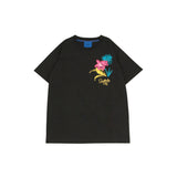 スタンダードエキゾチックパルムツリーショートスリーブTシャツ (UNISEX)_SYS6TS08BK