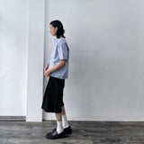 Structured Diagonal Seam Shirt