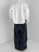 [MADE] Reversed Pocket Wide Denim Pants (M)