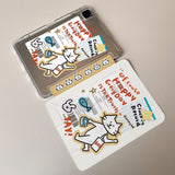 Shopping Cat Illustration iPad Case