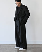 WIT TR WIDE SLACKS BK 