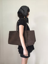 Suede square bag (3color)
