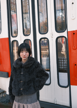 Fur Jacket /  Dark Brown