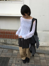 Bellissima String T-shirt (3color)