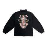 "BLESSED VIRGIN" PRINTED COACH JACKET