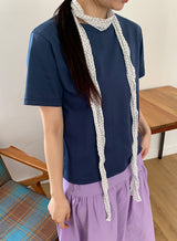 26SS★ [BAONHAUS] キンネイクーリングセミクロップ半袖Tシャツ