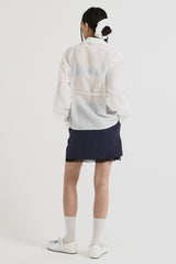 Sheer String Blouse, White
