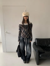 ヒパス ウォッシングバルーン ワイドデニムパンツ