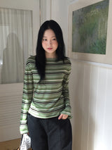 Trini Boat Neck Airy Jewel Knit (3c)