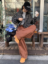 スローツーウェイチェックシャツ (2C)