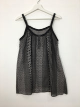 Humming Patchwork sleeveless (2color)