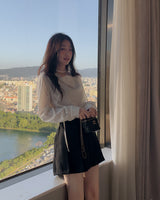 Saret Drapre Tie Blouse