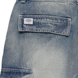 LIGHT BLUE CARGO DEMIM PANTS