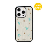 【MADE】レトロ トーキョーグレーアイボリー iPhoneケース [Glossy Glass/Magsafe]