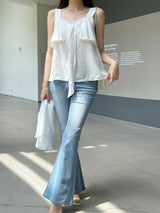 Jetine Span Slim Bootcut Denim Pants